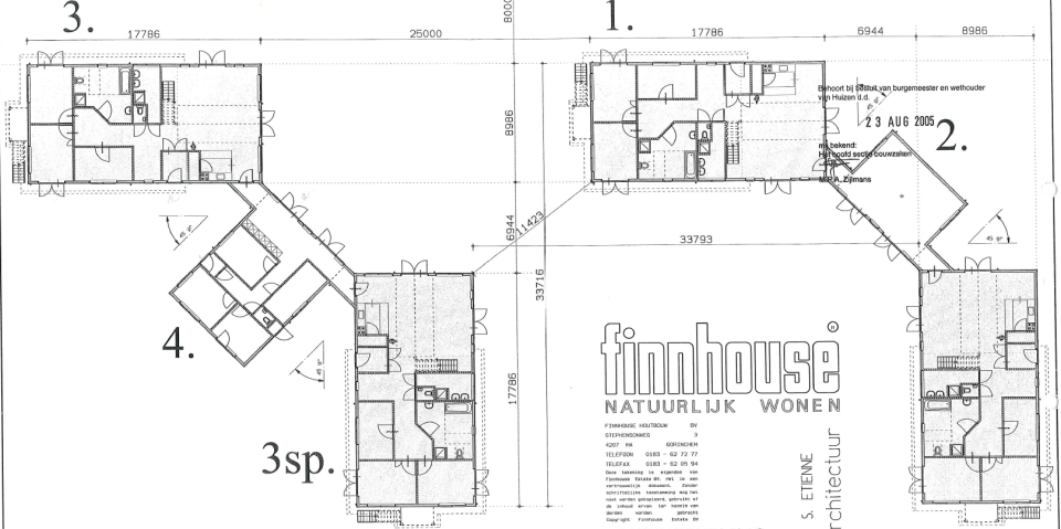 3 stuks Finnhouse houten (vakantie)huizen van 160 m² p/stuk - Foto 6