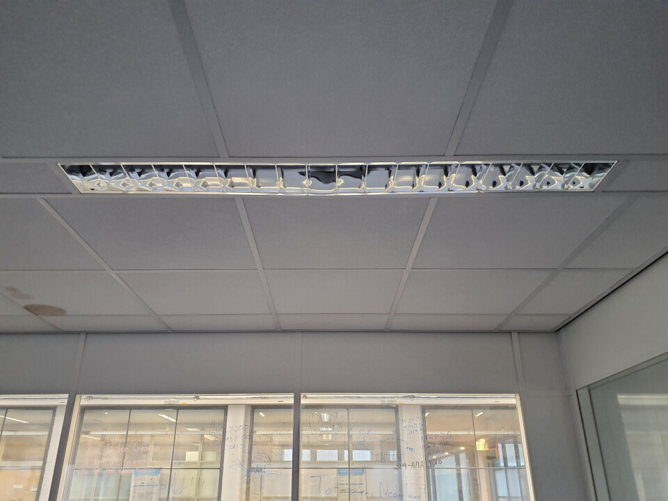 Verlichtingsarmatuur systeemplafond