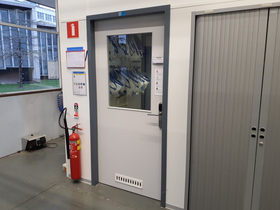 Systeemwand transparant