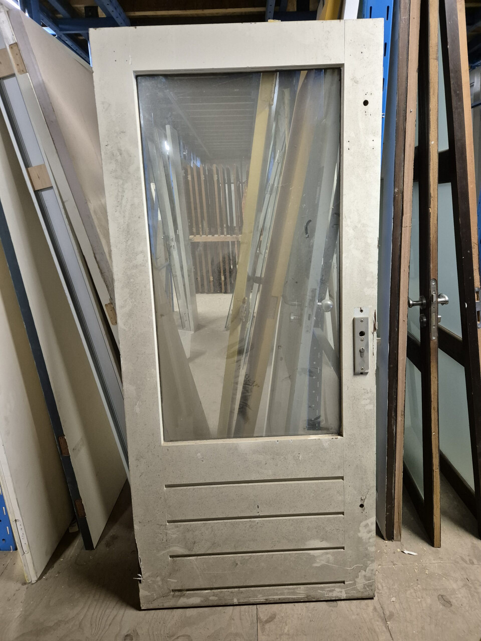 Achterdeur met dubbel glas | 7347