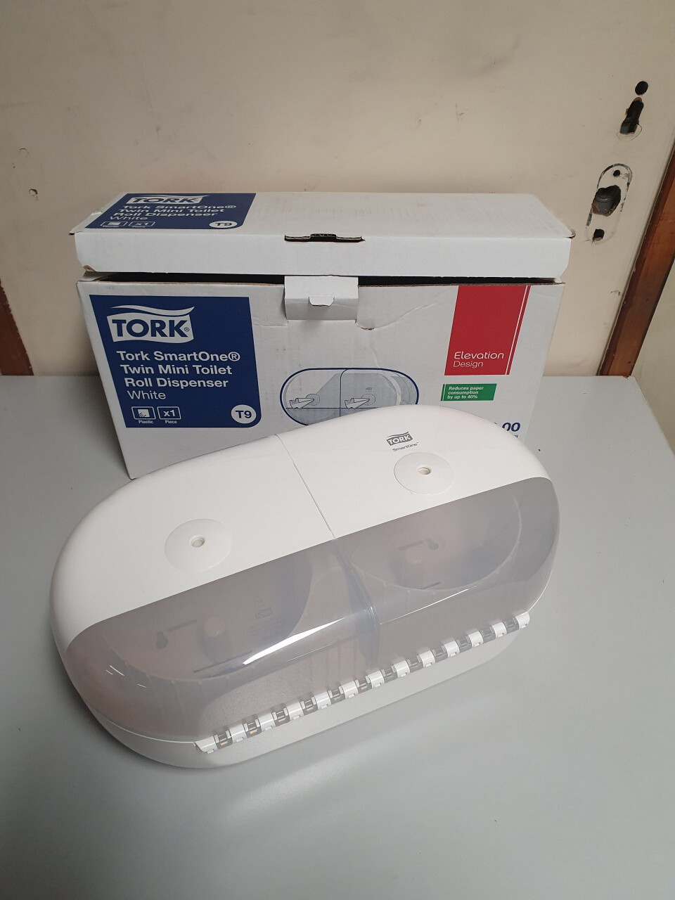 Tork 682000 T9 Smartone Twin Mini Toilet Roll Dispenser - Foto 1