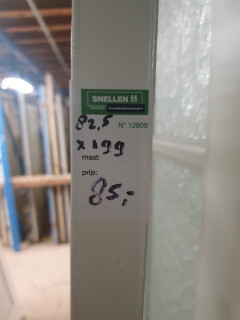 Paneeldeur 12809 - met glas - Foto 1