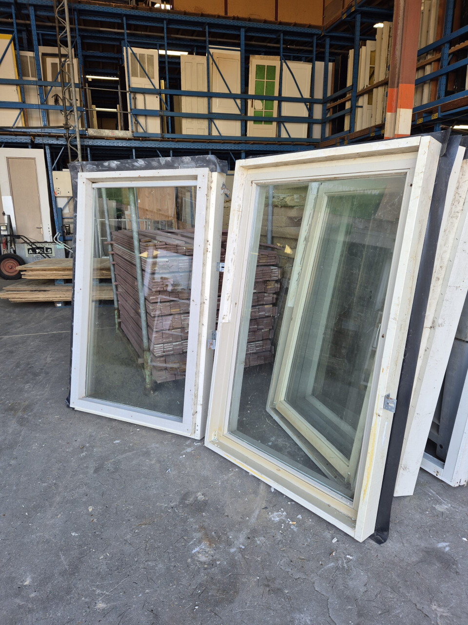 Raamkozijn dubbel glas - 107x172 cm - GERESERVEERD - Foto 2