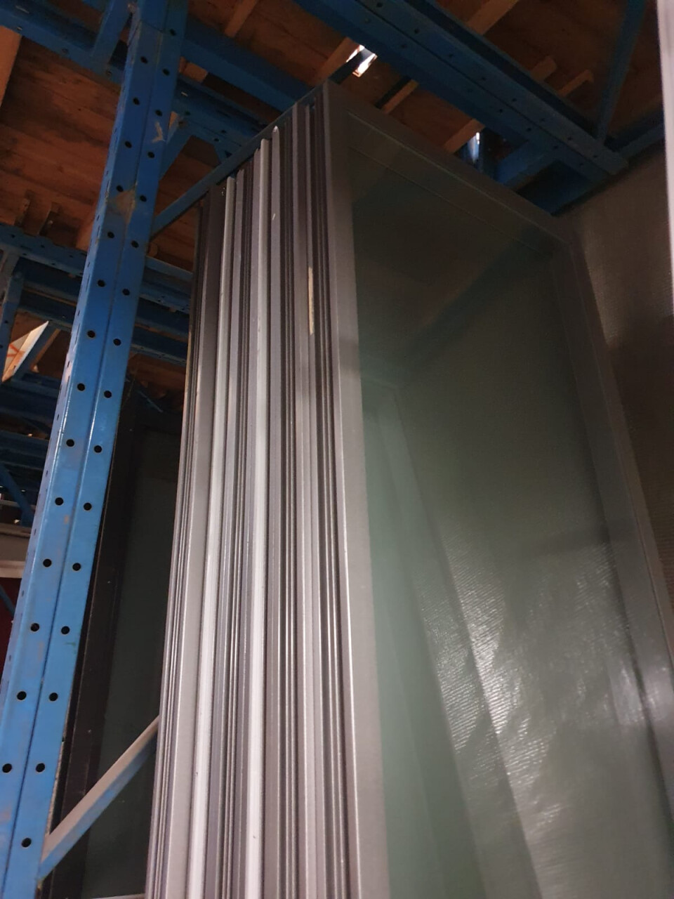 Systeemwand grijs - 70,3x261 cm - GERESERVEERD - Foto 1