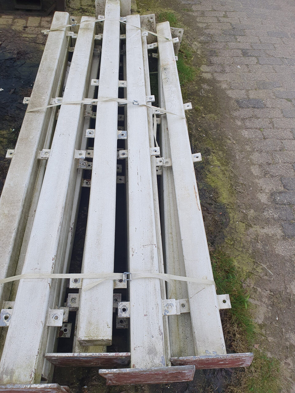 Stalen kolommen - Staanders - 2200x100x100 mm