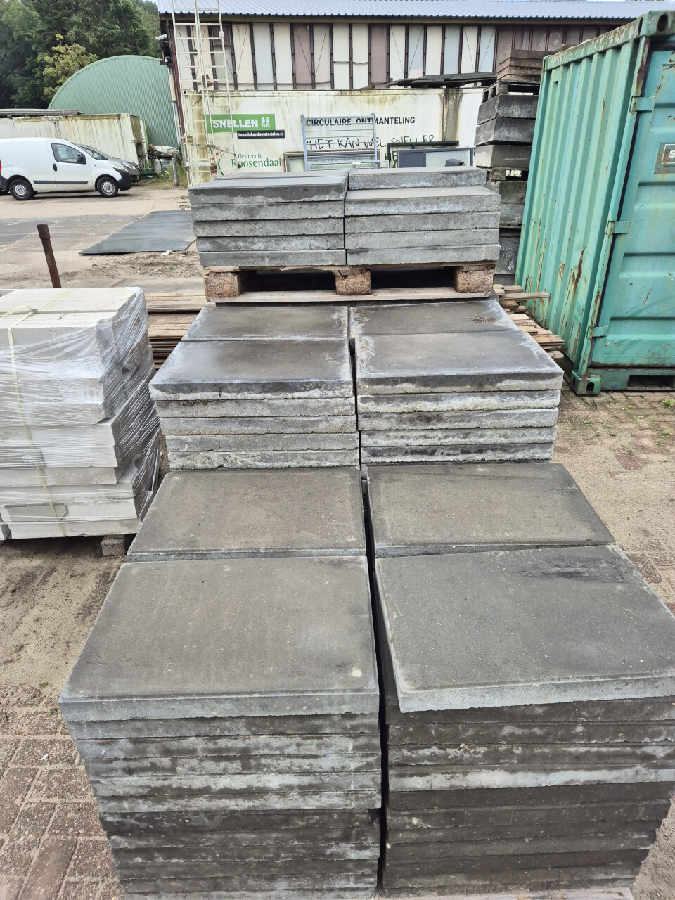 Betontegels grijs - 60x40x6 cm - Terrastegels