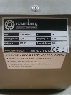 Rosenberg ventilator KDV 310-6E - Dakventilator - Nieuw - Foto 3