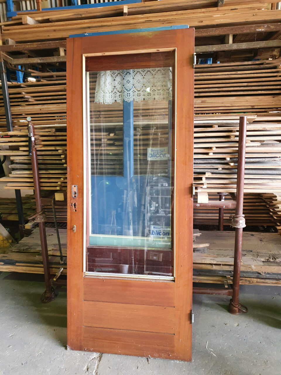 Achterdeur met glas - 10792