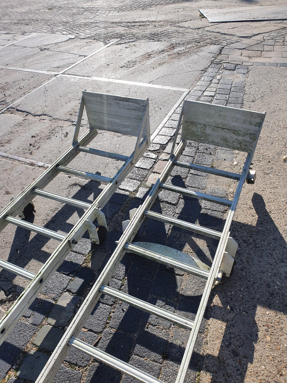 Ladders met plateau en rolsysteem - 510 cm - Foto 3