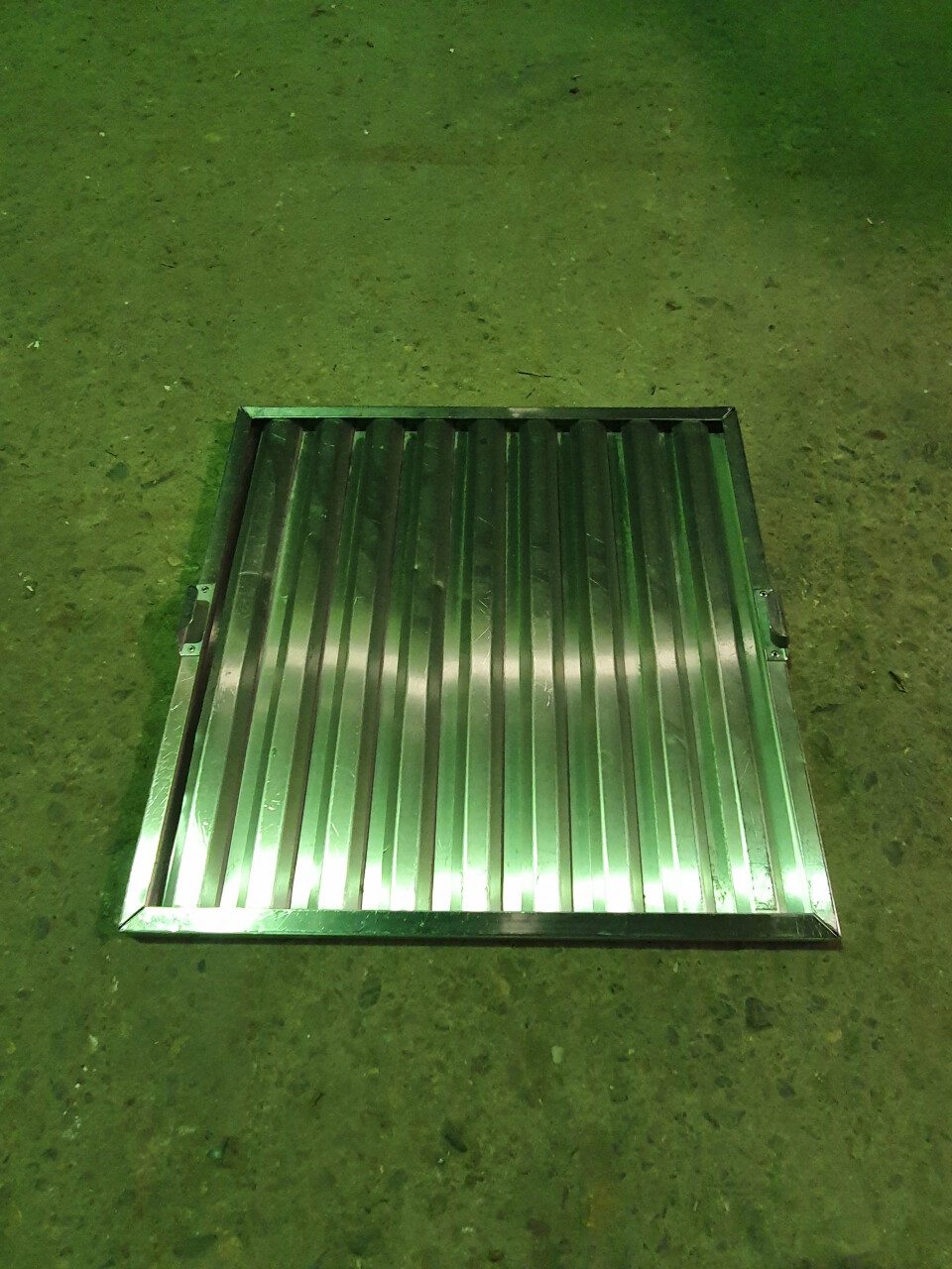 RVS horeca lamellenfilters - 495x495x25 mm - Foto 1