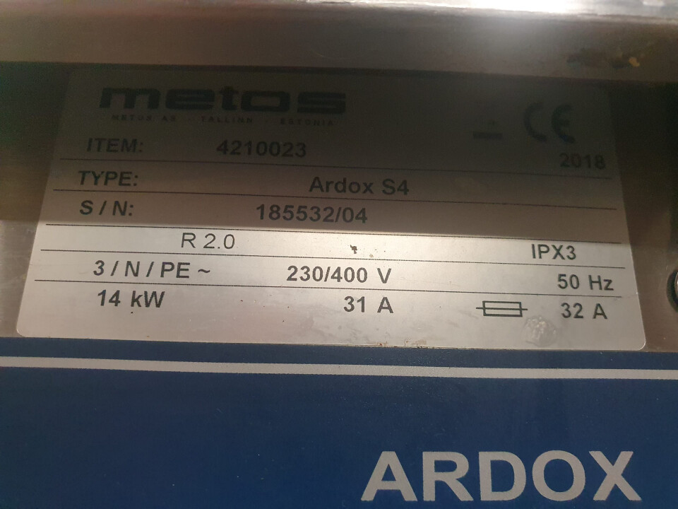 Metos Ardox S4 - Bakplaat - Warmteplaat Horeca - Foto 3