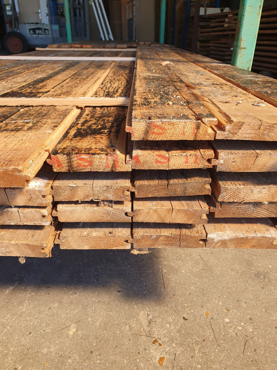 Dakbeschot planken | 80mm breed