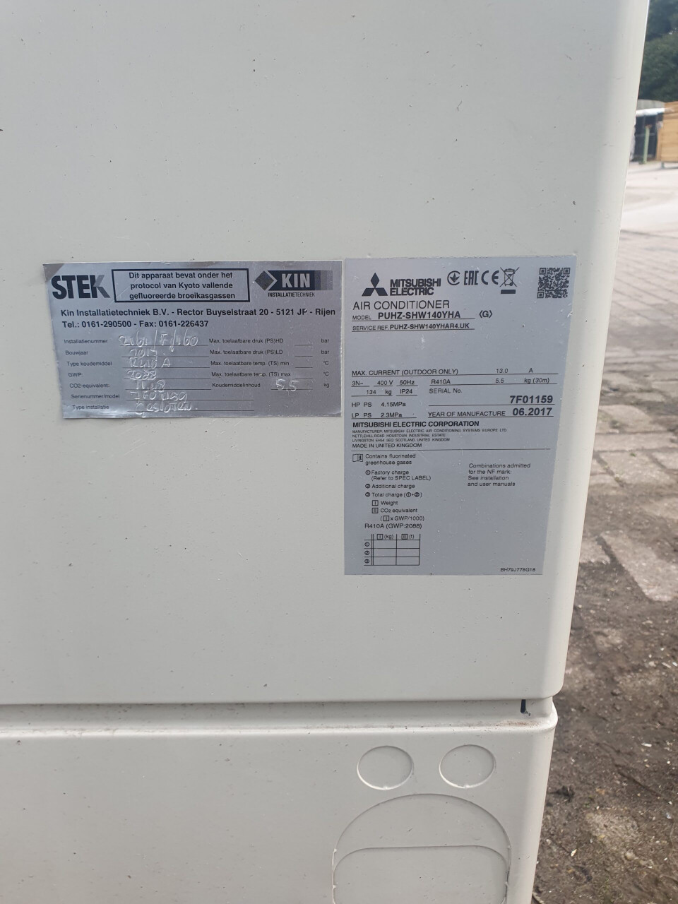 Mitsubishi lucht/water warmtepomp + Airco binnen unit - GERSERVEERD - Foto 2