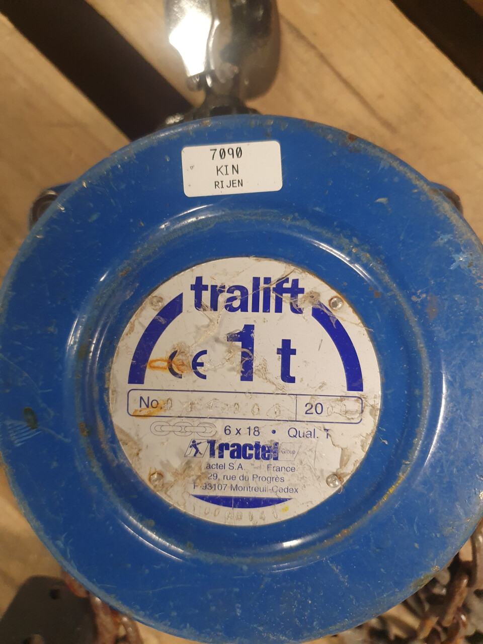 Tralift lier met kettingen - Foto 3