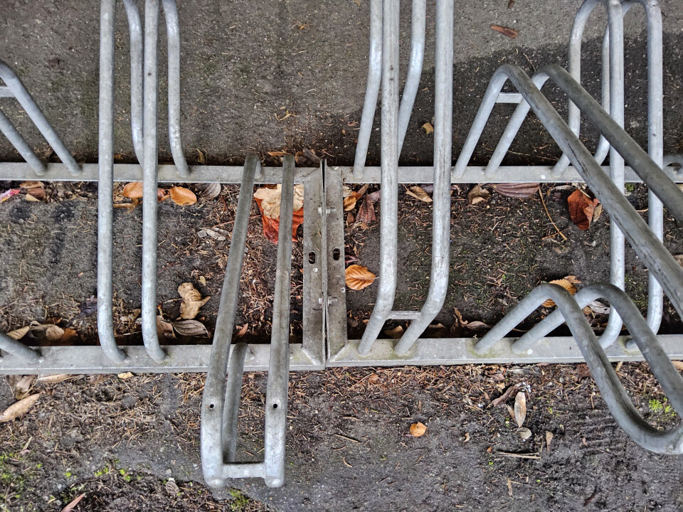 Fietsenrek weerszijden inzet