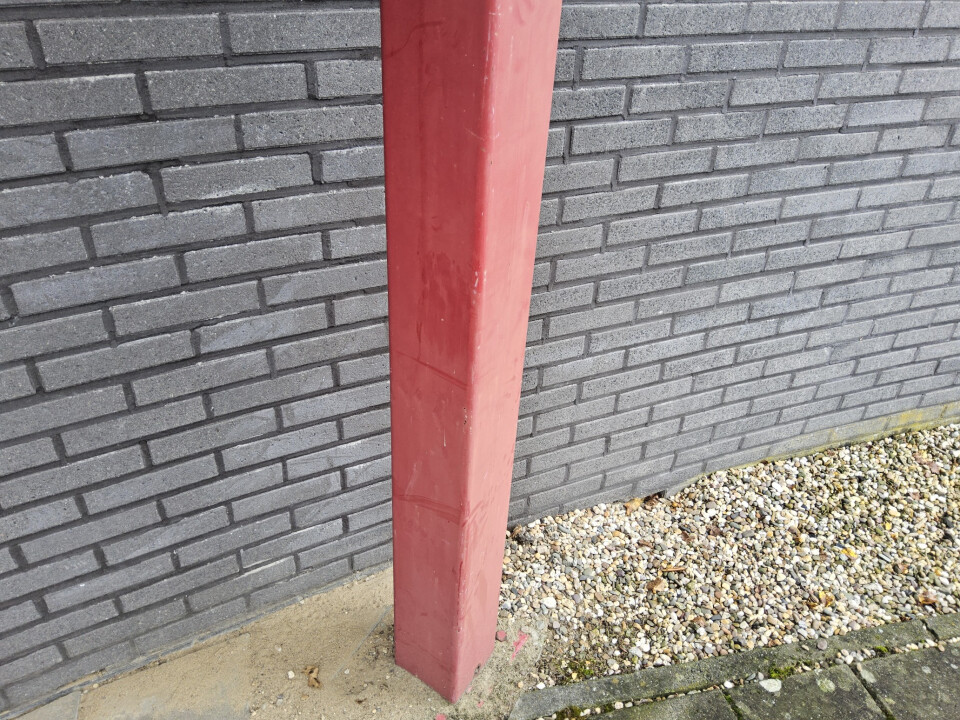 Stalen koker 150x150x5, gevuld met beton (3,45 m1) - Foto 2