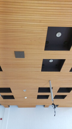 Houten latten plafond - Foto 1