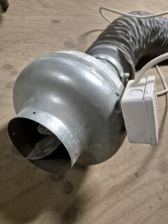 J.E. Stork radiaal ventilator - Buisventilator - Foto 1