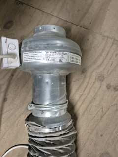 J.E. Stork radiaal ventilator - Buisventilator - Foto 3