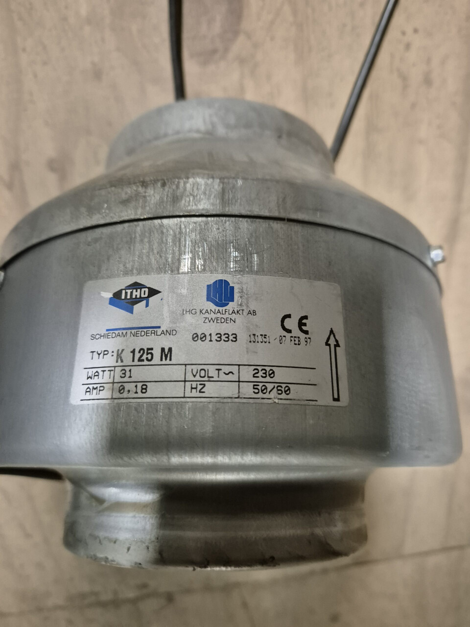 Itho axiaal ventilator - K 125 m - Foto 3