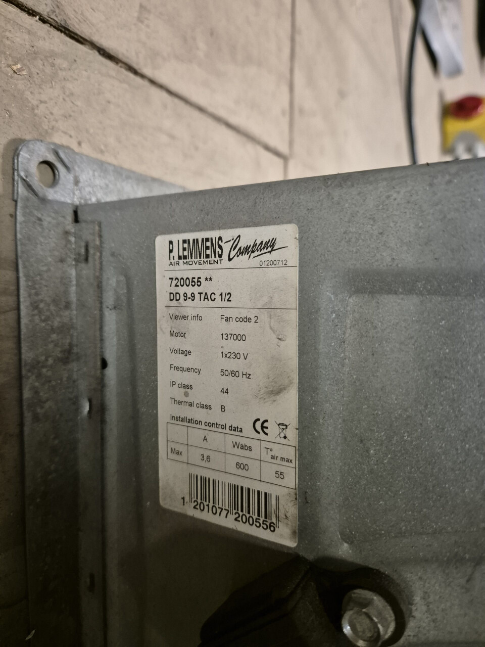 P Lemmens - Slakkenhuis ventilator - Afzuigventilator - Foto 4