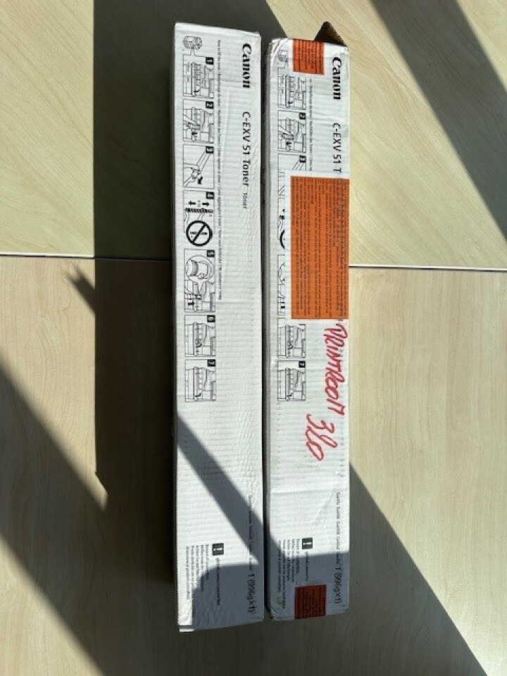 2 stuks Canon C-EXV 51