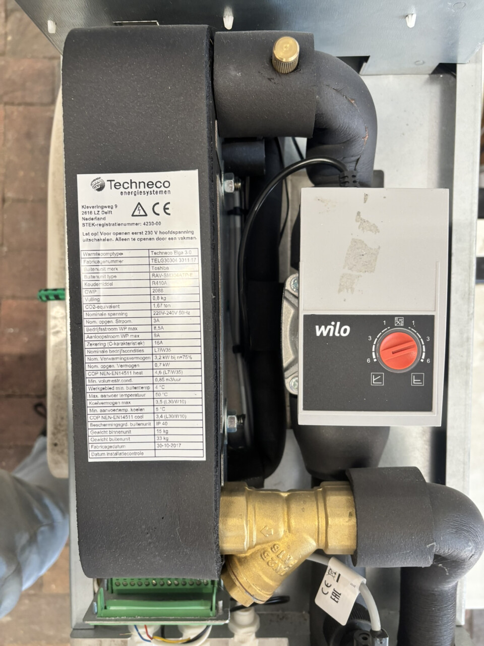 Complete Techneco Elga 3.0 hybride warmtepompinstallatie - Foto 4