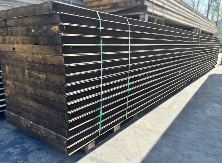 SAB-profiel wandpanelen / sandwichpanelen van 8 cm | 80 mm