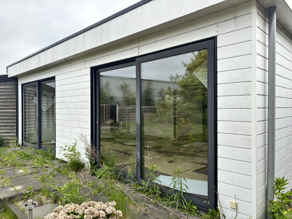 3 stuks aluminium schuifpui van 300 cm breed 231,5 cm hoog - Foto 1