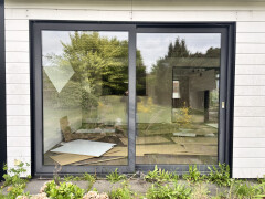 3 stuks aluminium schuifpui van 300 cm breed 231,5 cm hoog - Foto 2