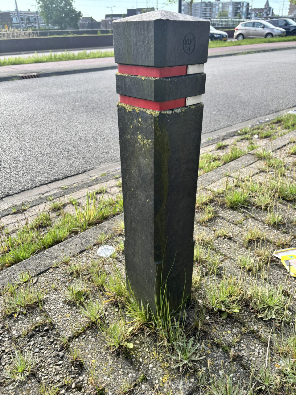 4x kunststof diamantkoppaal (afm. 150 x 150 mm en 140 cm)