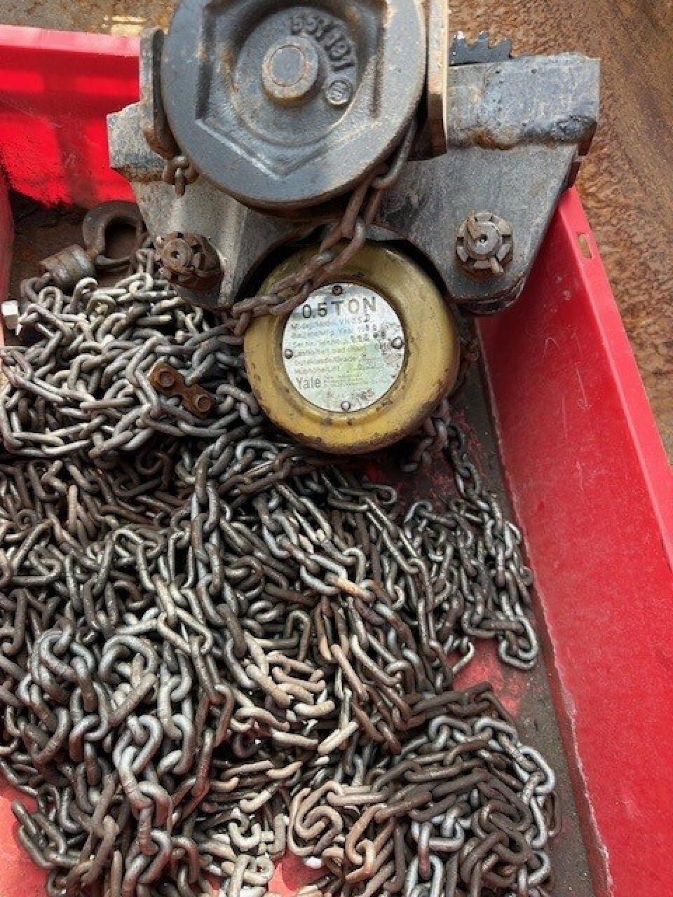 0,5 tons kettingtakel - Foto 1