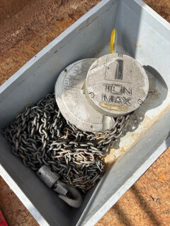 1 tons kettingtakel - Foto 1