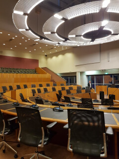 Lamp Raadzaal Staal - Foto 1