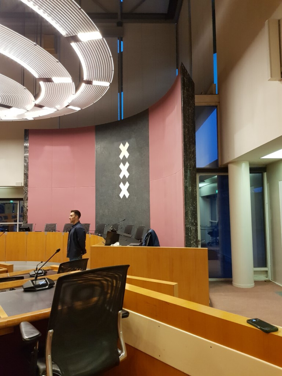 Lamp Raadzaal Staal - Foto 2