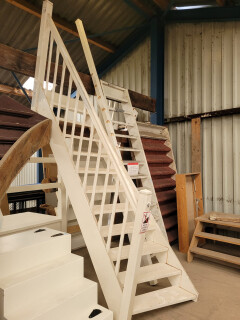 Rechte trap met leuning - Foto 2
