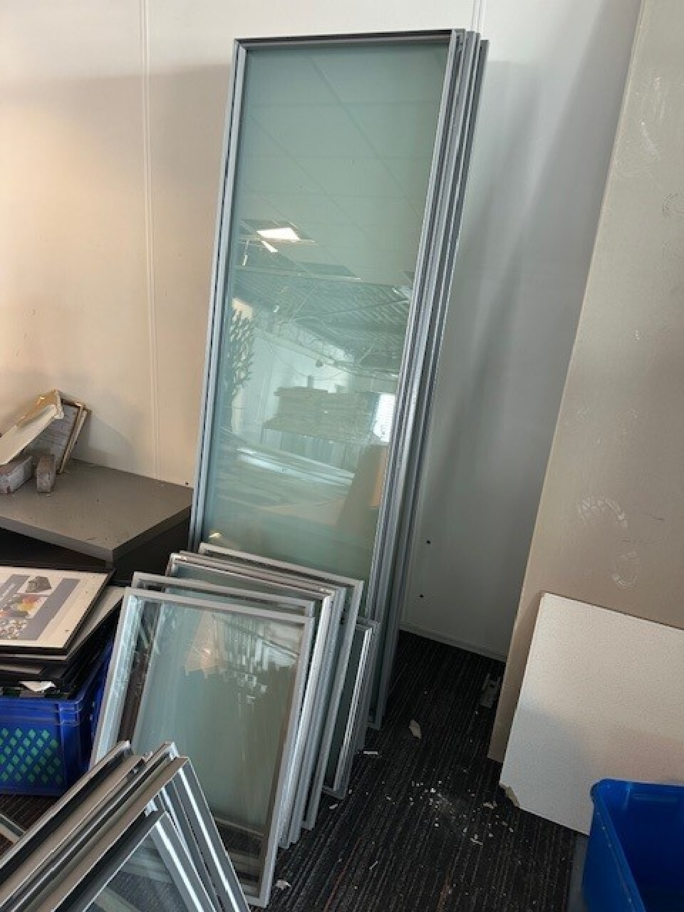 Diverse maten glasplaten met aluminium rand - Foto 2