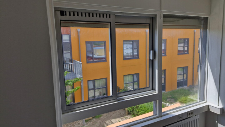 Aluminium schuiframen incl. glas