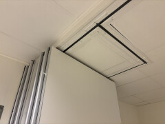 Mobiele paneelwand (schuifwand) met hpl afwerking type 1 (groot), Fabrikant: Breedveld. - Foto 2