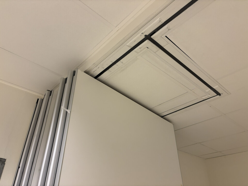 Mobiele paneelwand (schuifwand) met hpl afwerking type 1 (groot), Fabrikant: Breedveld. - Foto 2