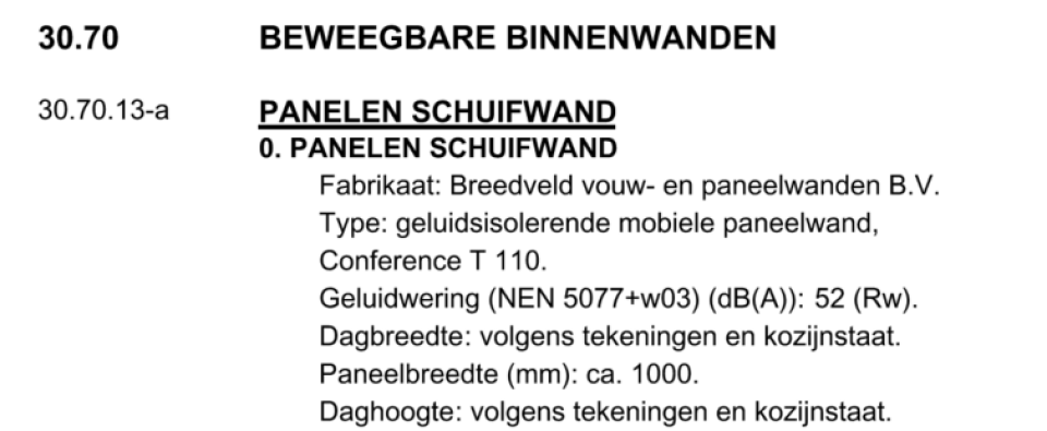 Mobiele paneelwand (schuifwand) met hpl afwerking type 1 (groot), Fabrikant: Breedveld. - Foto 4
