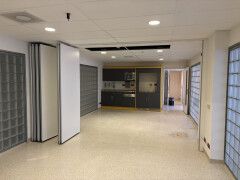 Mobiele paneelwand (schuifwand) met hpl afwerking type 2 (klein), Fabrikant: Breedveld. - Foto 1