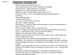 Stalen elektrische schuifdeuren (8 stuks) met HPL afwerking in diverse afmetingen. Fabrikant: Markus. - Foto 7