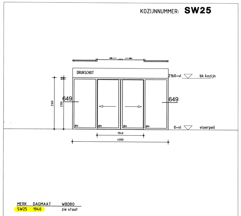 Stalen mechanische schuifdeuren (24 stuks) - Foto 4