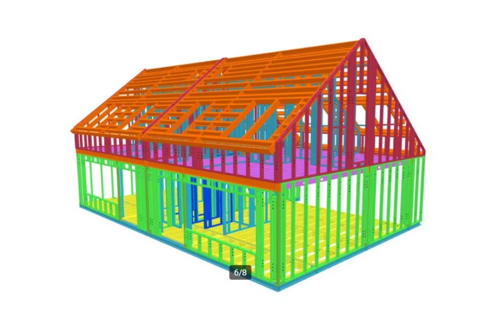 2 Woningen - bouwpakket van steelframe elementen - Foto 6