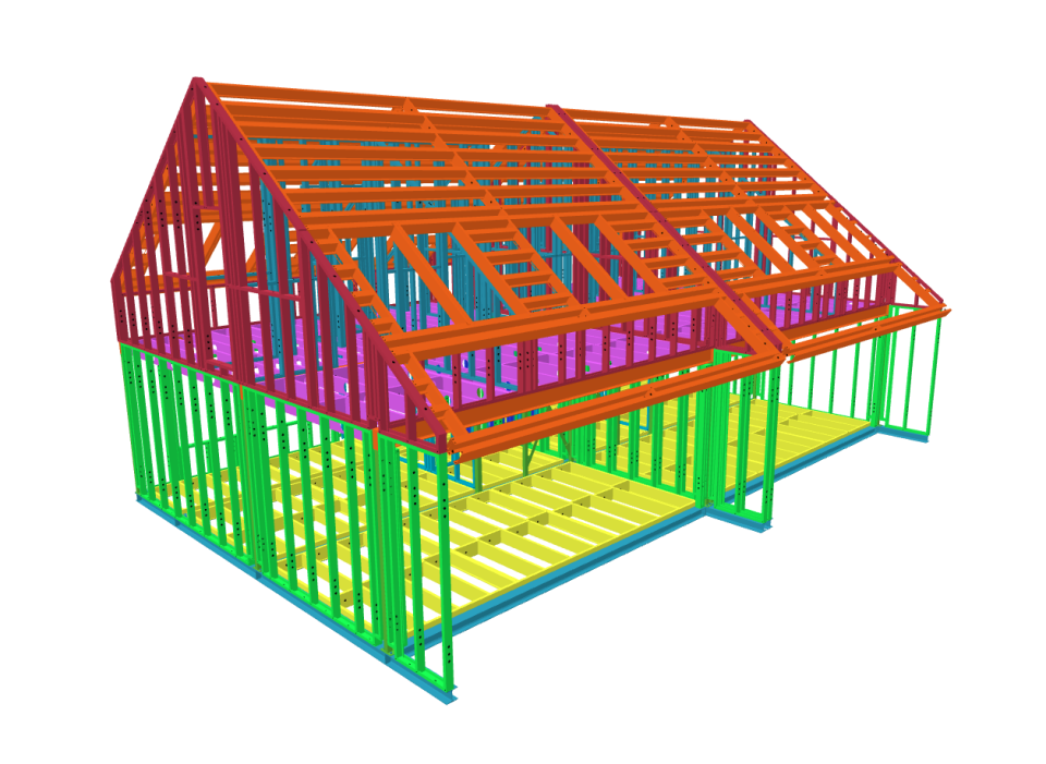2 Woningen - bouwpakket van steelframe elementen - Foto 5