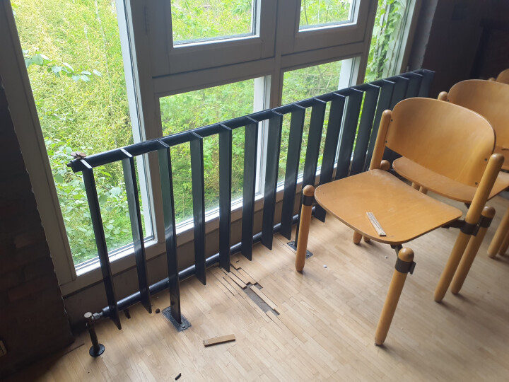 Verwarmingslichamen, geforceerde afgifte