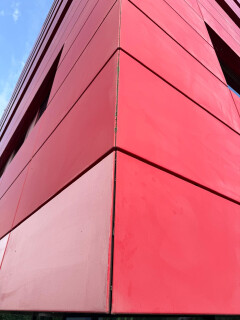 Aluminium 2-3mm dik Gevelpanelen rood uit 2006 - Foto 5