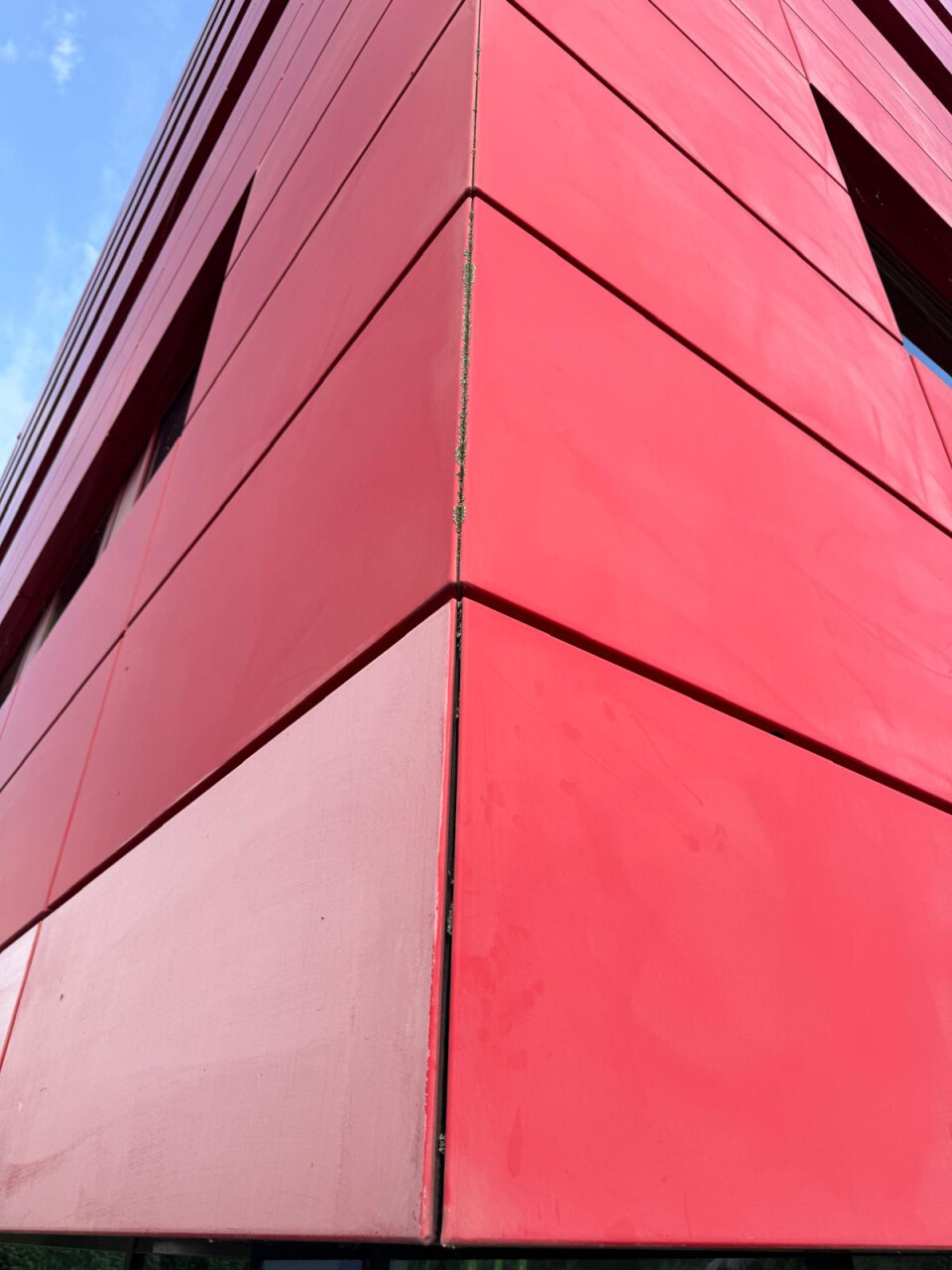 Aluminium 2-3mm dik Gevelpanelen rood uit 2006 - Foto 5