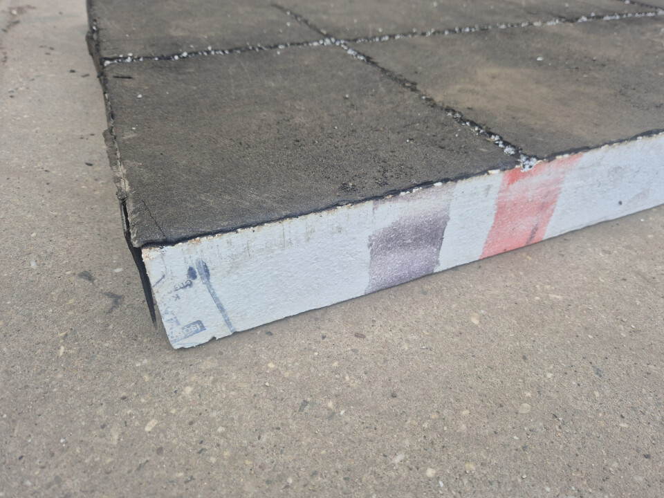 EPS isolatie plaat 1000x1200x100 mm - Bitumen - Dakplaten - Foto 1